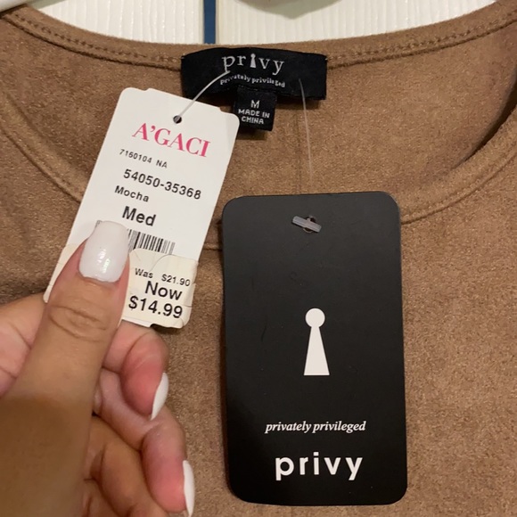 Velvet crop top - Picture 2 of 2